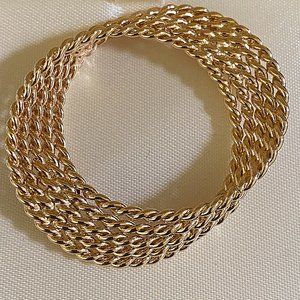 Monet Twisted Infinity Circle Brooch